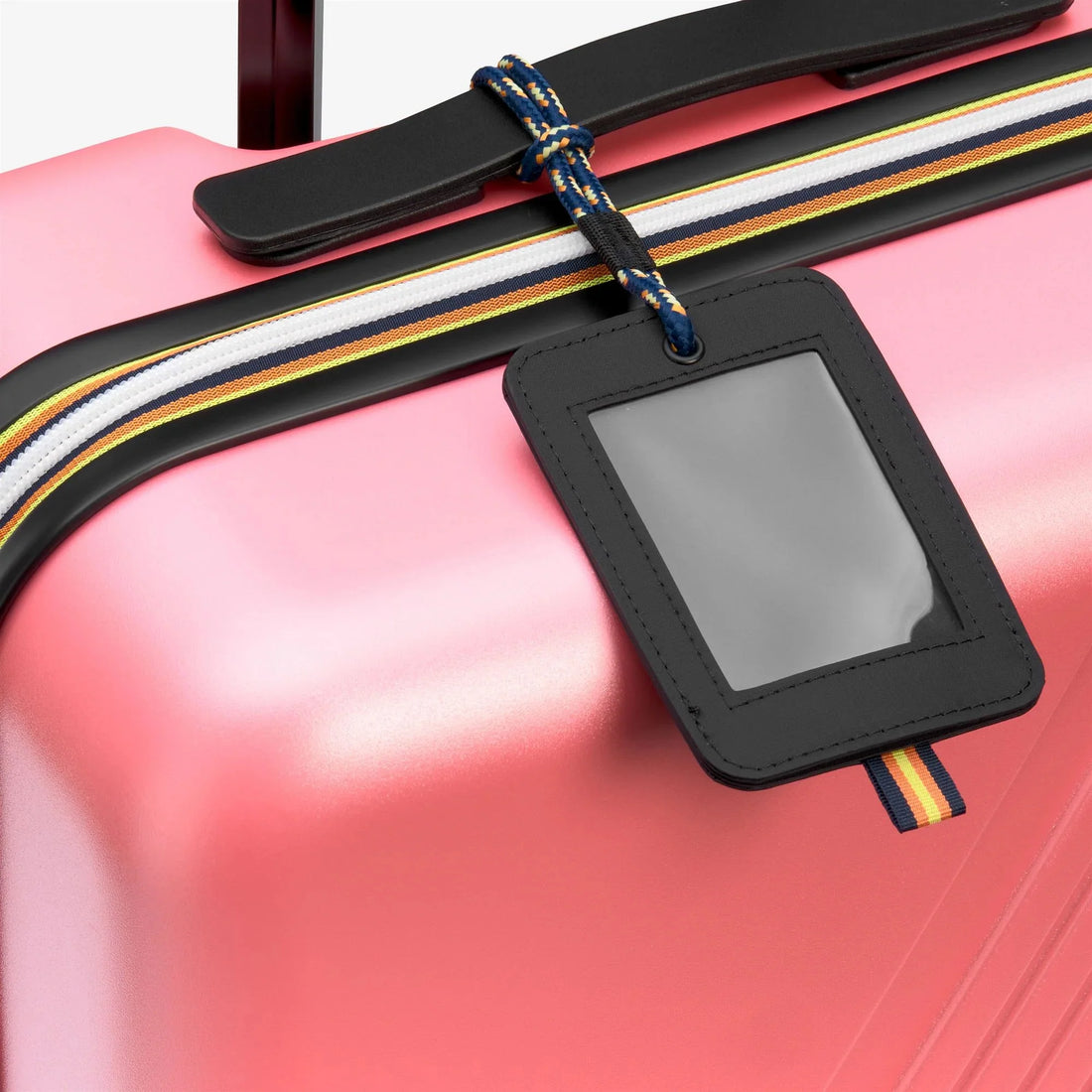 K-way trolley unisex Eudoxie rigido con logo rosa