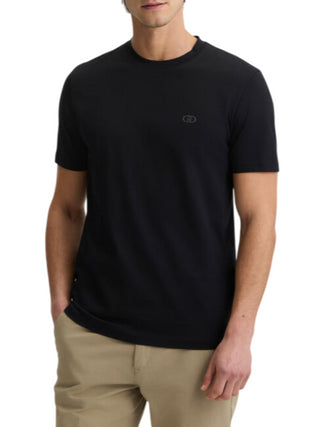 Liu Jo T-shirt basic maniche corte con logo nero