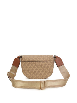 Michael Kors borsa a tracolla in fantasia logata beige