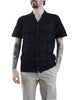 opificio-4-0-camicia-traforata-manica-corta-nero