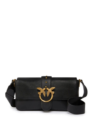 Pinko borsa Love Bag One Classic Slouchy nero oro