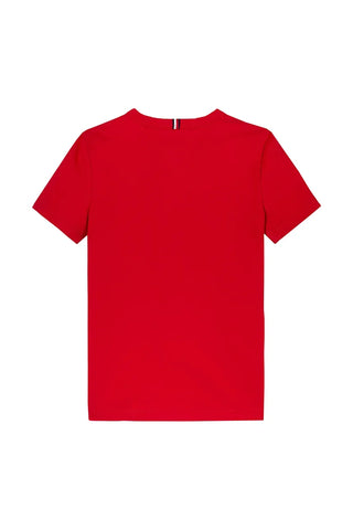 Tommy Hilfiger T-shirt maniche corte con bandierine rosso