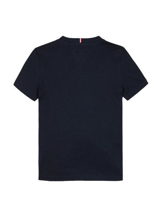 Tommy Hilfiger T-shirt maniche corte con stampa logo blu