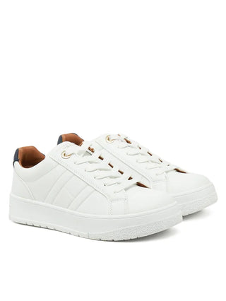 Tommy Hilfiger sneakers in ecopelle Low Cut con logo bianco