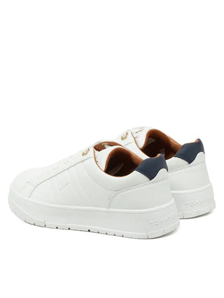 Tommy Hilfiger sneakers in ecopelle Low Cut con logo bianco