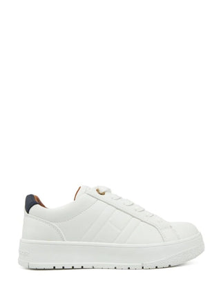 Tommy Hilfiger sneakers in ecopelle Low Cut con logo bianco