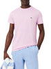 Lacoste T-shirt manica corta in cotone Pima rosa