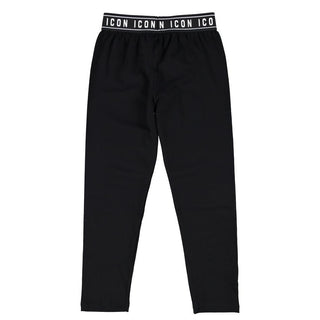 Icon leggings con banda logata nero IGSP00801 9000 ICON