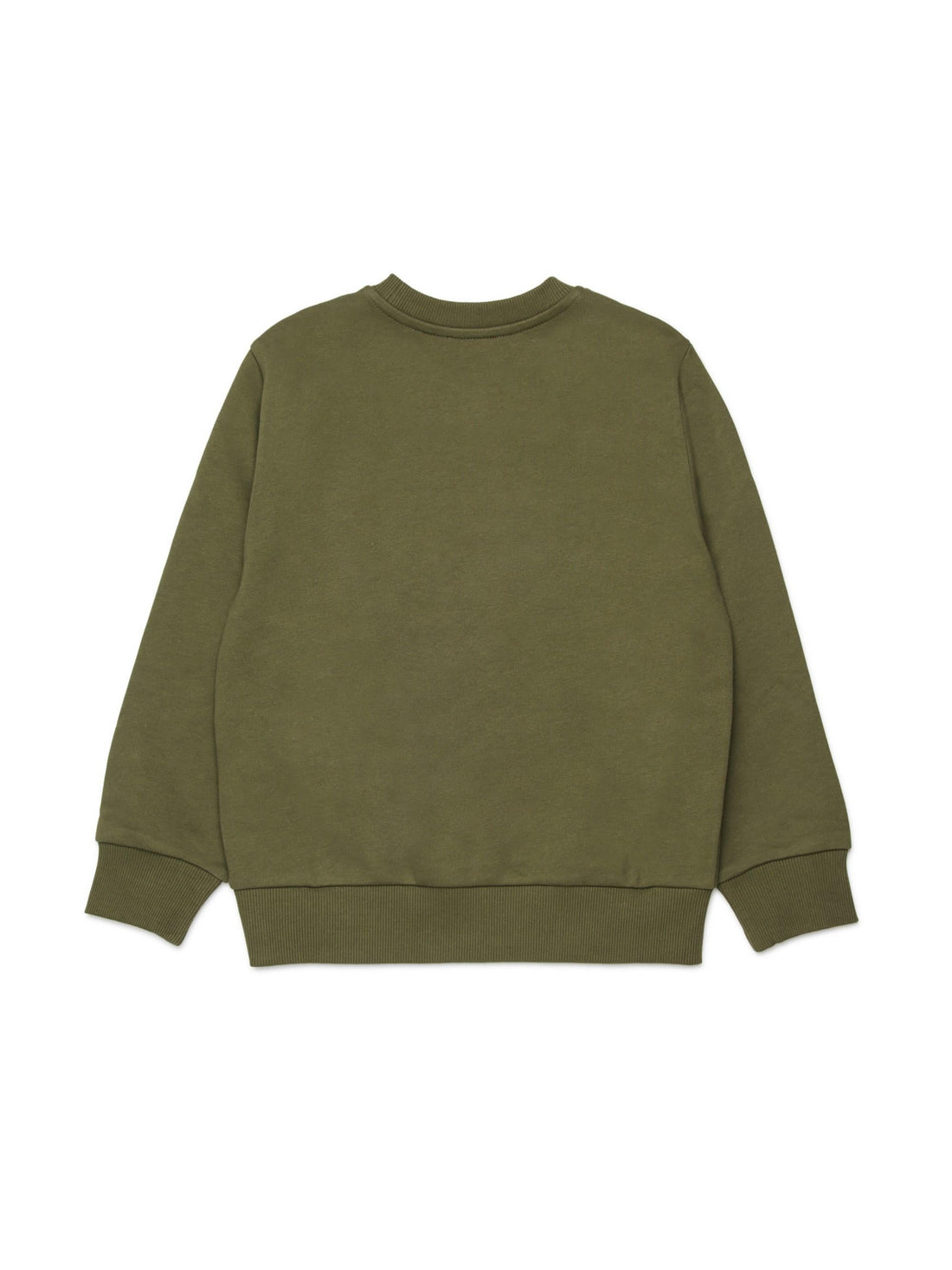 Diesel felpa bambino stampa logo verde militare