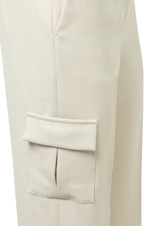 Blugirl pantaloni cargo in tessuto cady panna RF5282T3190 10110 BLUGIRL