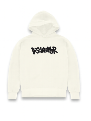 Disclaimer felpa con cappuccio uomo color latte – Mxm Fashion
