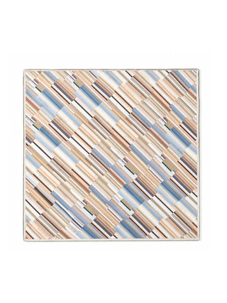Emanuel Pris foulard bambino satin in fantasia multicolor