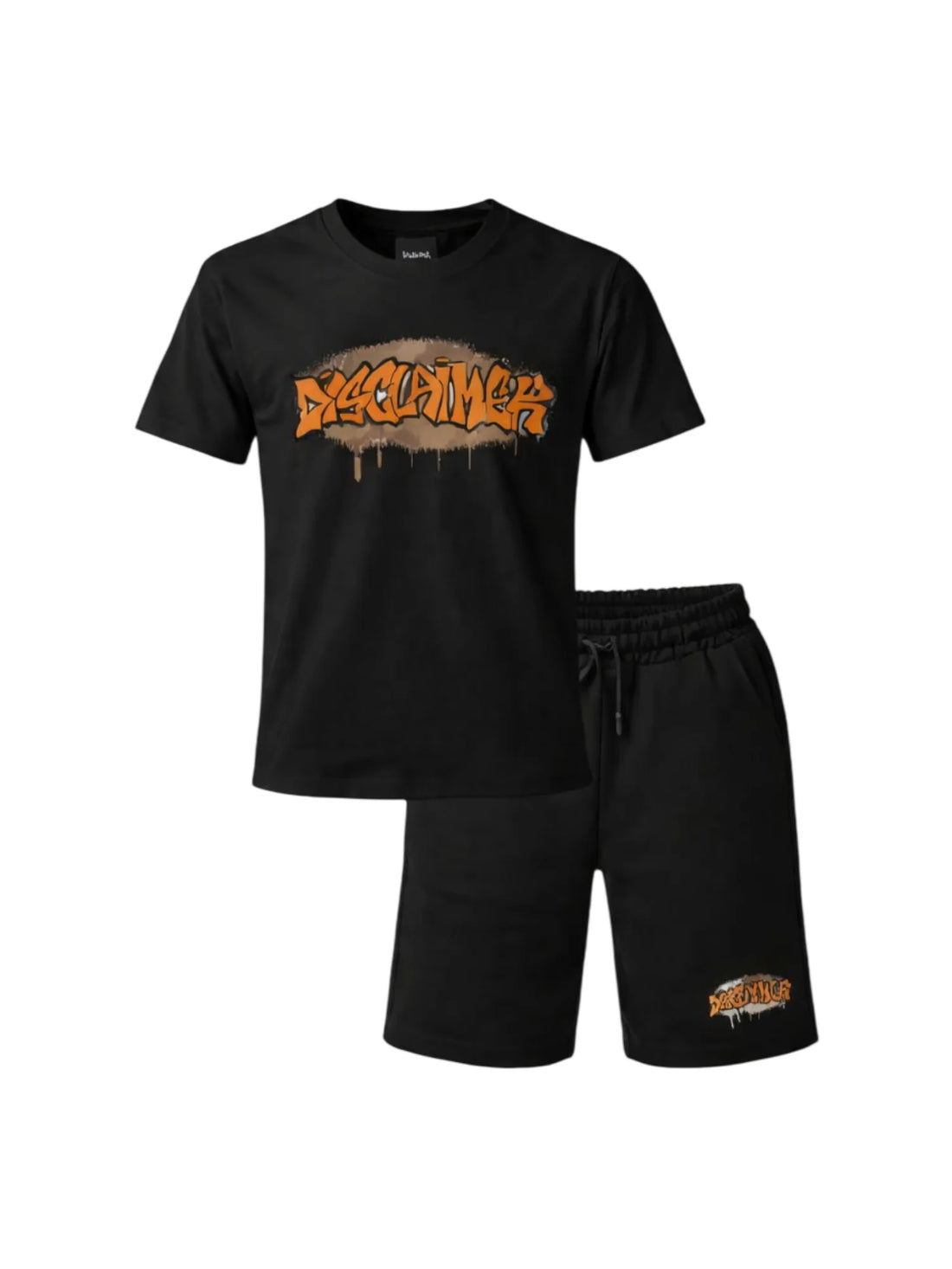 Disclaimer completo bambino T-shirt e bermuda nero