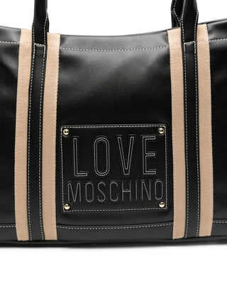 Love Moschino borsa a spalla in ecopelle nero