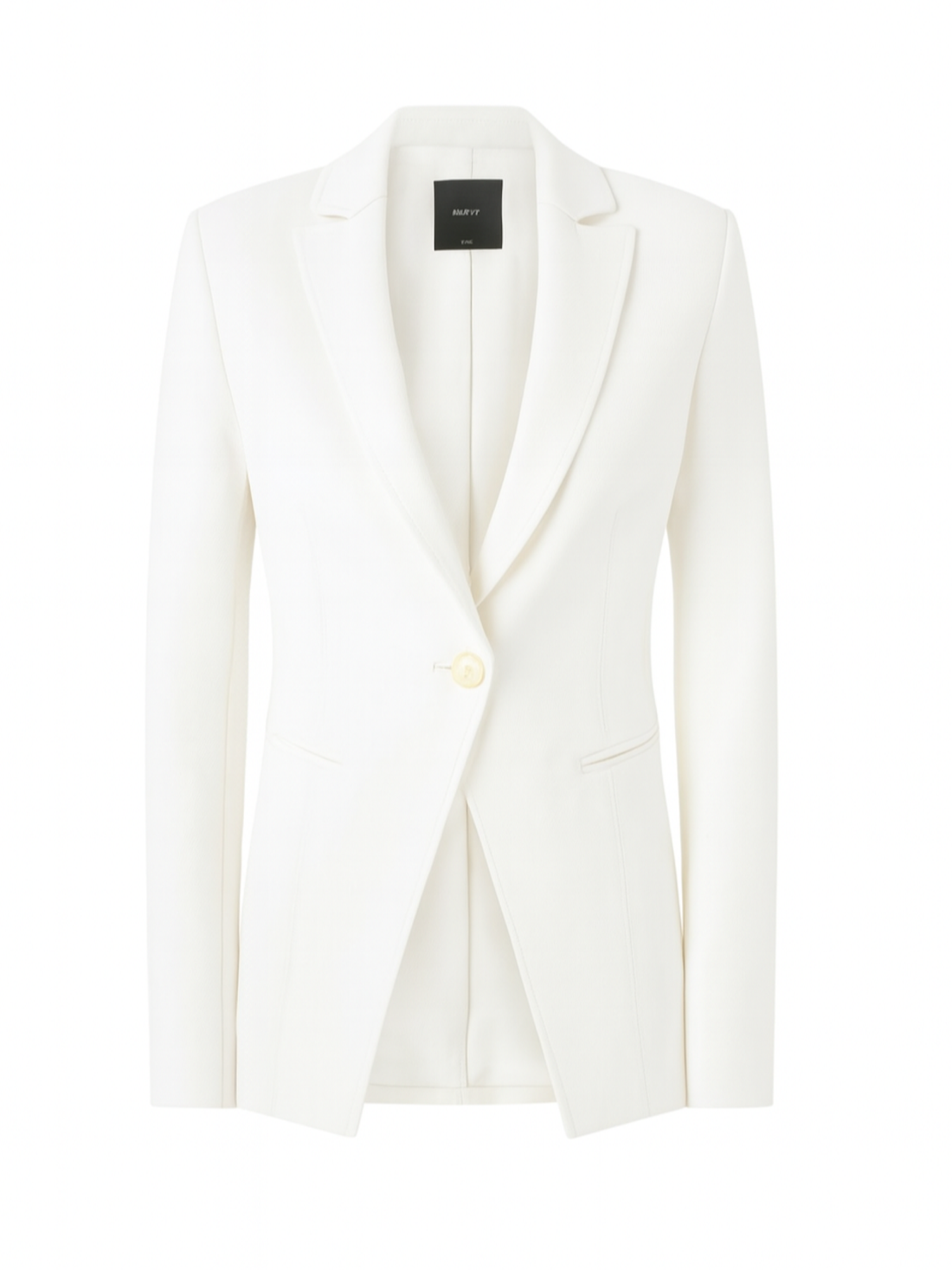 Pinko giacca blazer monopetto Granaglie panna