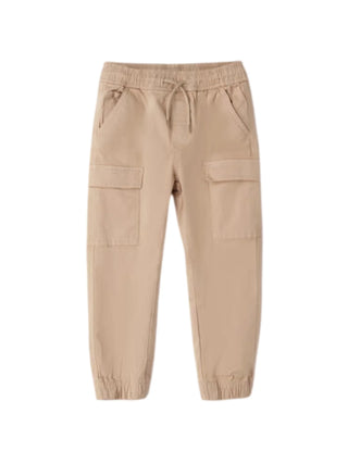 Ido pantaloni cargo bambino beige