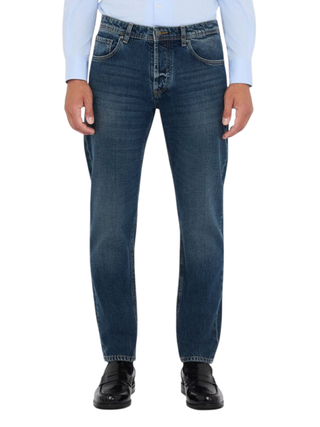 Liu Jo jeans uomo Fred tapered lavaggio blu medio QF5279D4854 78552 LIU JO 
