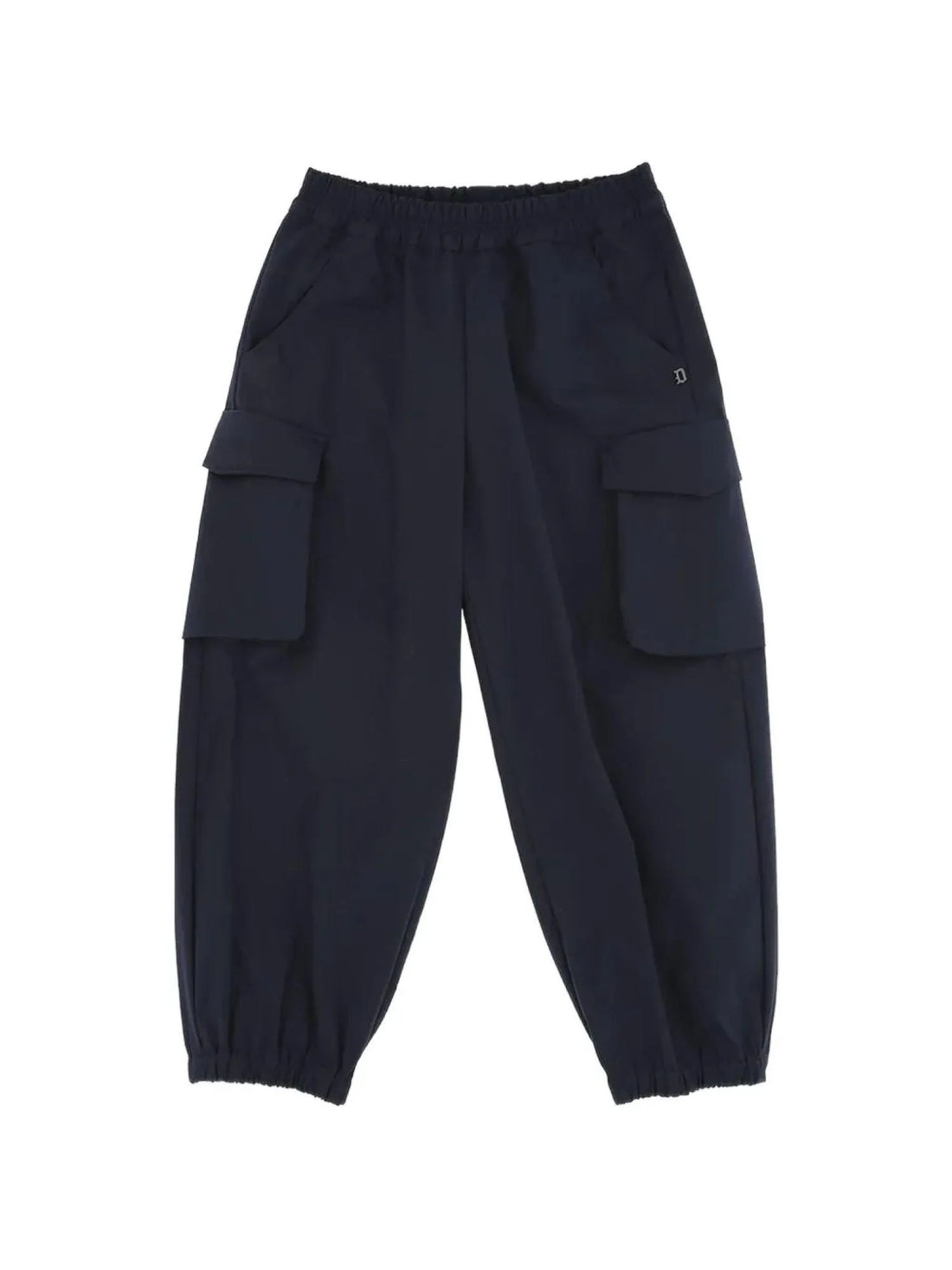 Dondup pantaloni cargo bambino in cotone blu