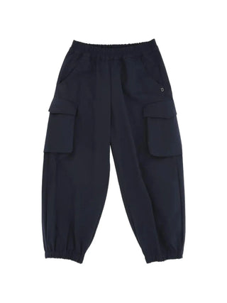 Dondup pantaloni cargo bambino in cotone blu