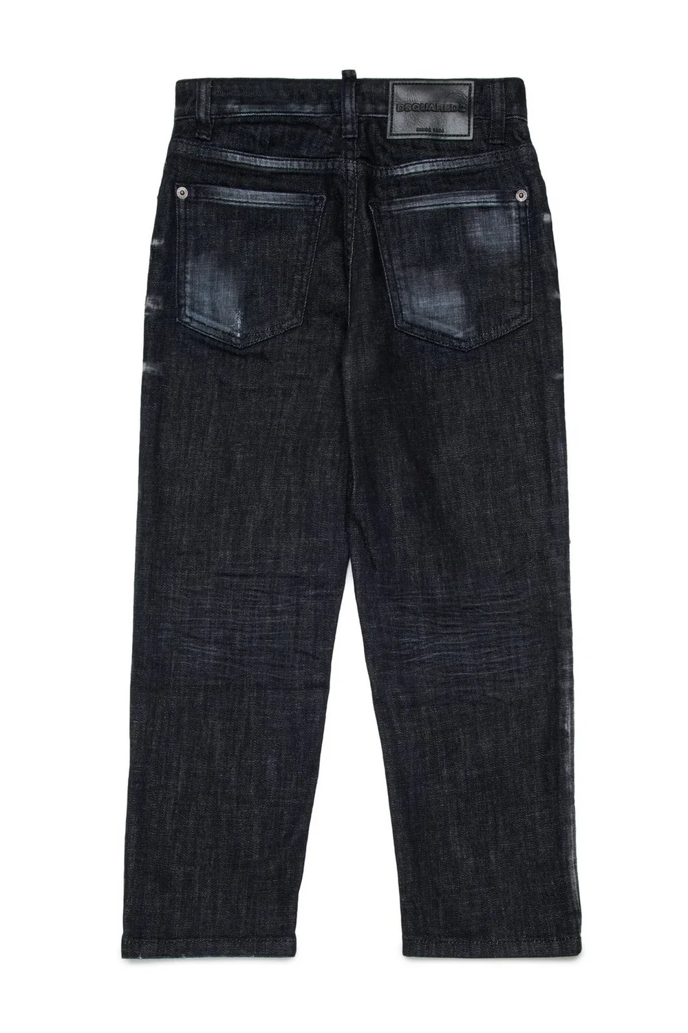 Dsquared2 jeans bambino slim lavaggio nero