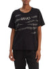 Liu Jo T-shirt manica corta donna con strass nero