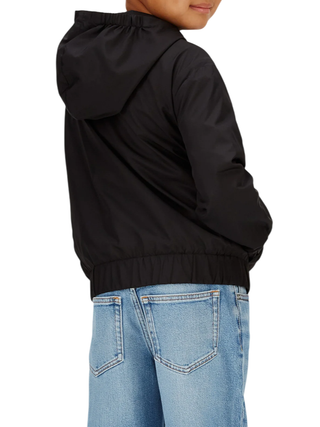 Calvin Klein Jeans giacca a vento bambino con cappuccio nero