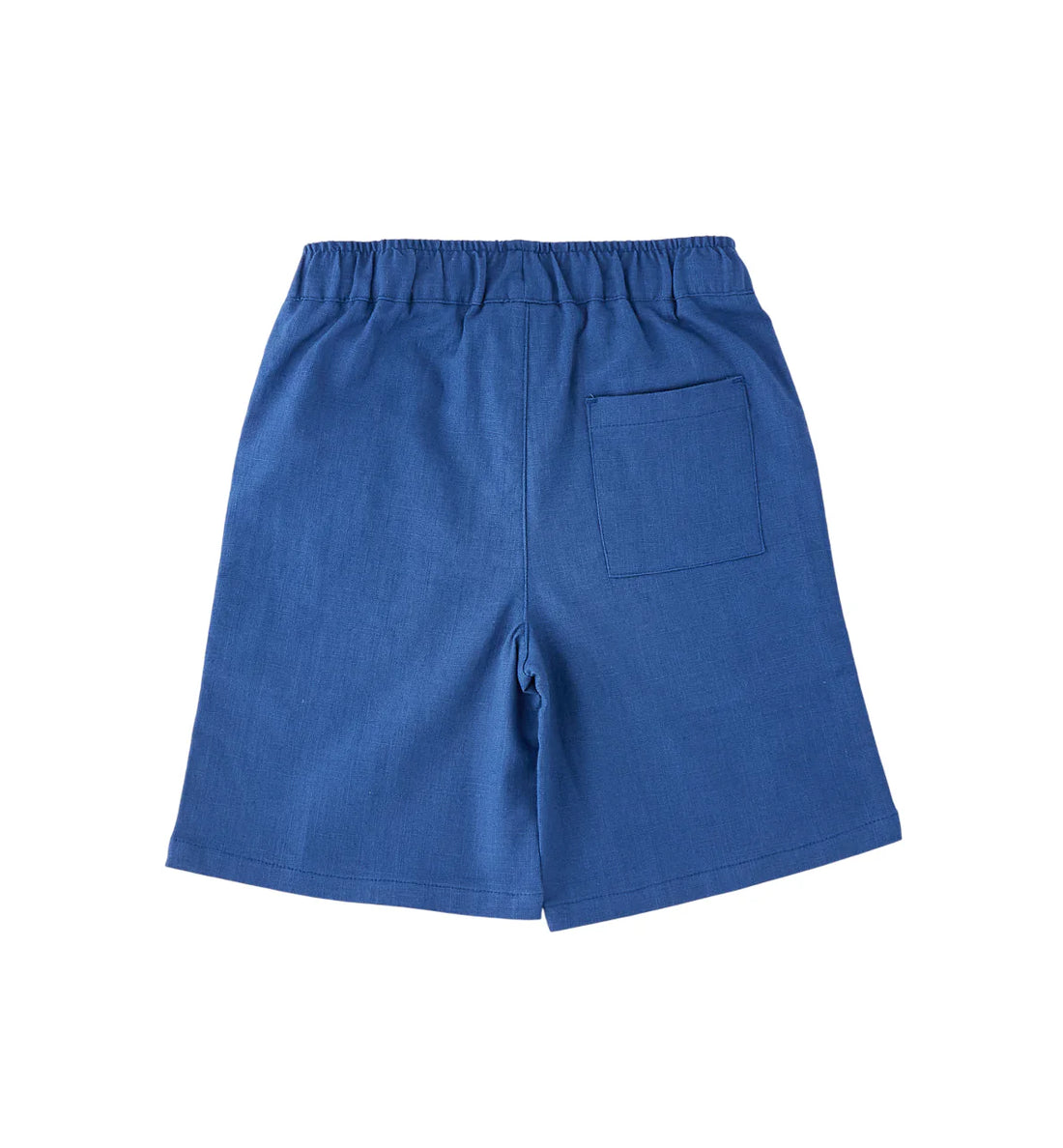 iDo bermuda bambino misto lino blu avio