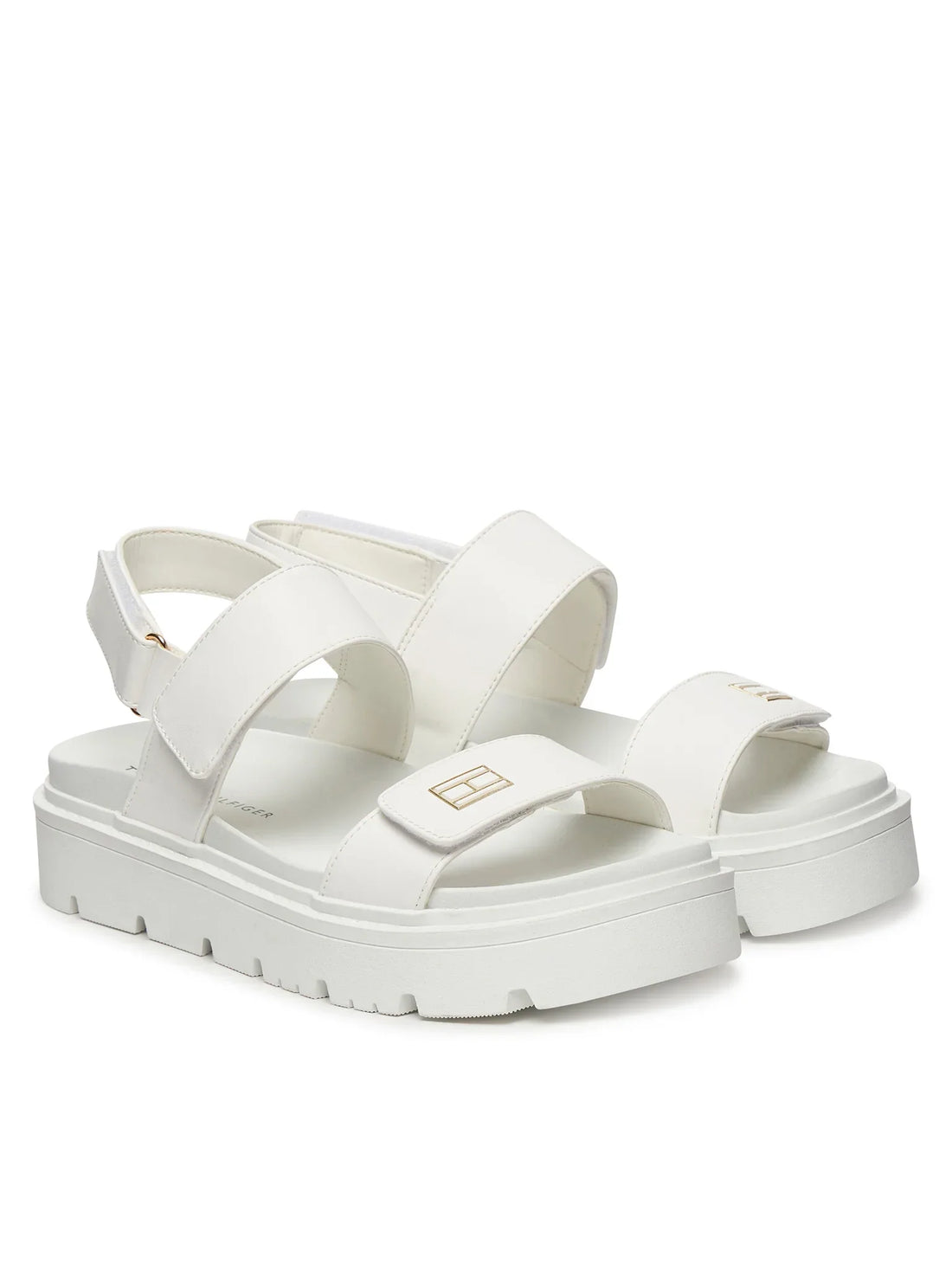 Tommy Hilfiger sandali bambina con strappi bianco