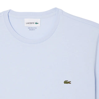 Lacoste T-shirt manica corta in cotone Pima color lavanda