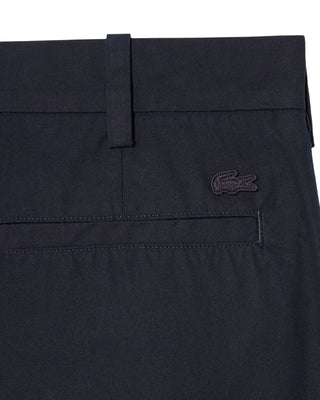 Lacoste pantaloni chino uomo in cotone blu