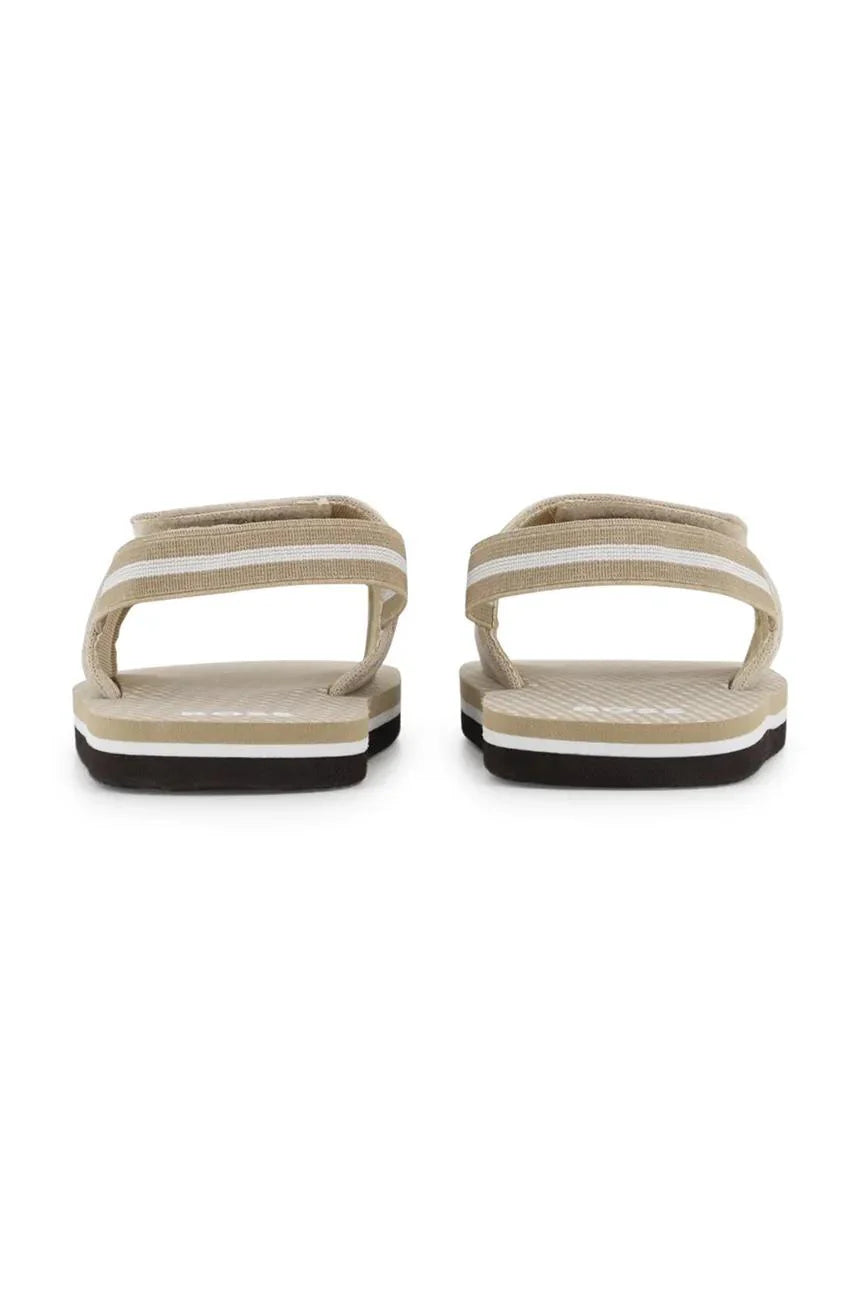 Boss sandali bambino con strappi beige