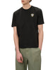 Blauer T-shirt manica corta uomo Faxon nero