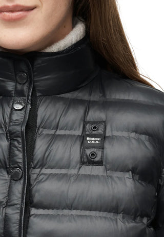 Blauer giubbino imbottito donna Moon nero