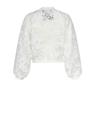 John Richmond giubbino donna in pizzo Herai bianco UWP26153GB WHITE John RICHMOND