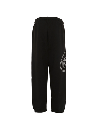 Diesel pantaloni bambino in felpa con logo nero