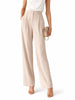 Sandro Ferrone pantaloni palazzo donna con pinces beige chiaro