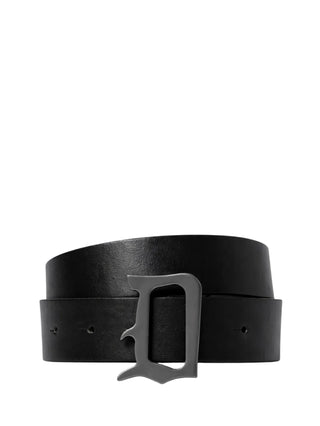 Dondup cintura in ecopelle bambino h3 nero