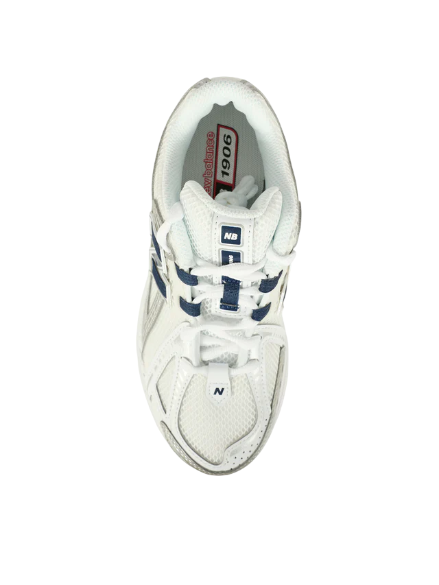 New Balance sneakers 1906 bambina in mesh bianco grigio