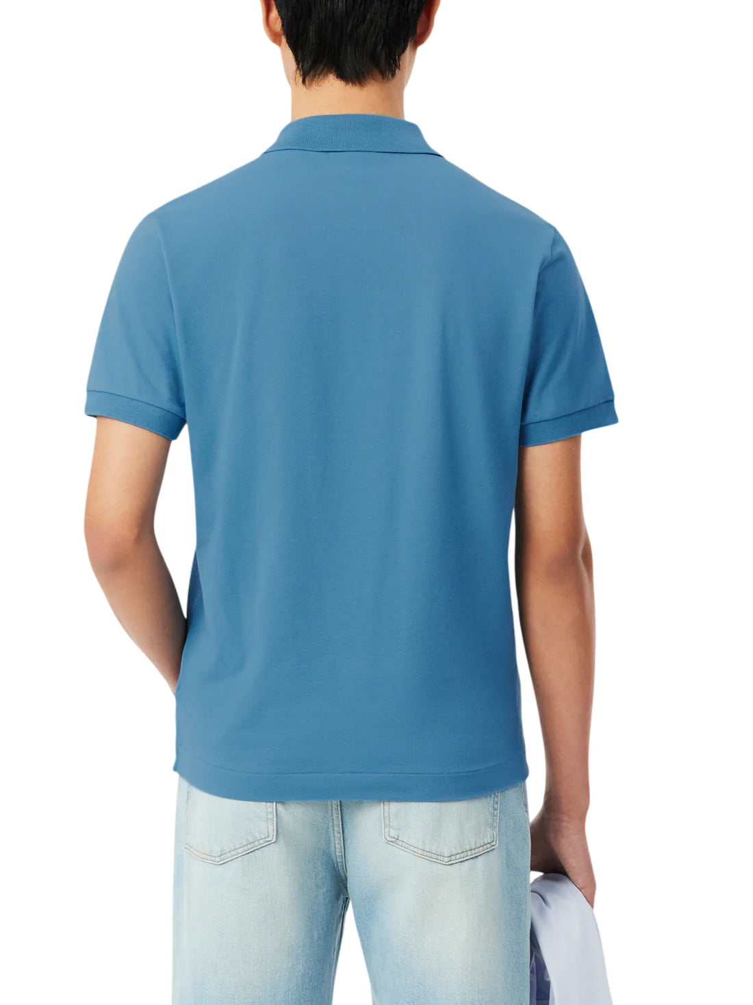 Lacoste polo manica corta 12.12 light in piquè indaco