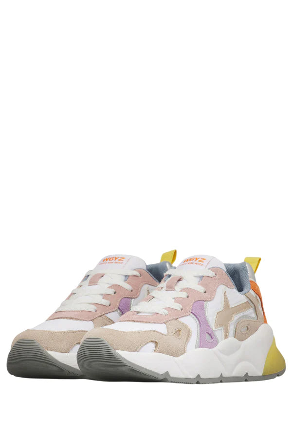 W6yz sneakers donna Sarah in suede e tessuto multicolor