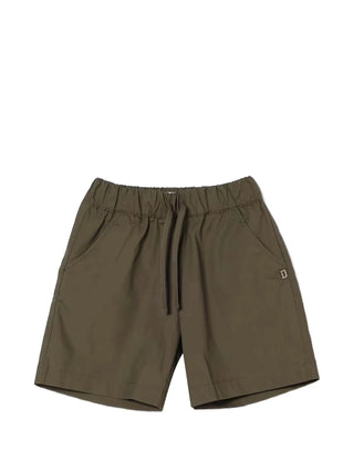 Dondup bermuda bambino in cotone verde militare