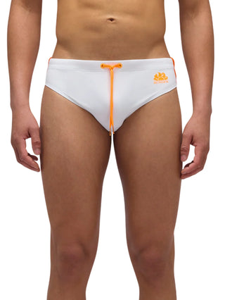 Sundek slip mare uomo in nylon bianco
