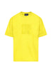 John Richmond T-shirt bambino manica corta con logo giallo