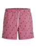 Jack&Jones boxer mare uomo a righe rosso bianco