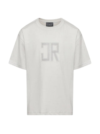 John Richmond T-shirt bambino manica corta con logo bianco
