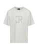 John Richmond T-shirt bambino manica corta con logo bianco