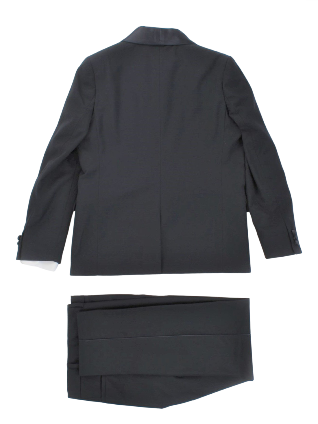 Brando completo elegante giacca camicia pantaloni nero