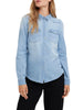 Vero Moda camicia di jeans donna lavaggio blu chiaro