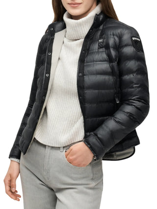 Blauer giubbino imbottito donna Moon nero