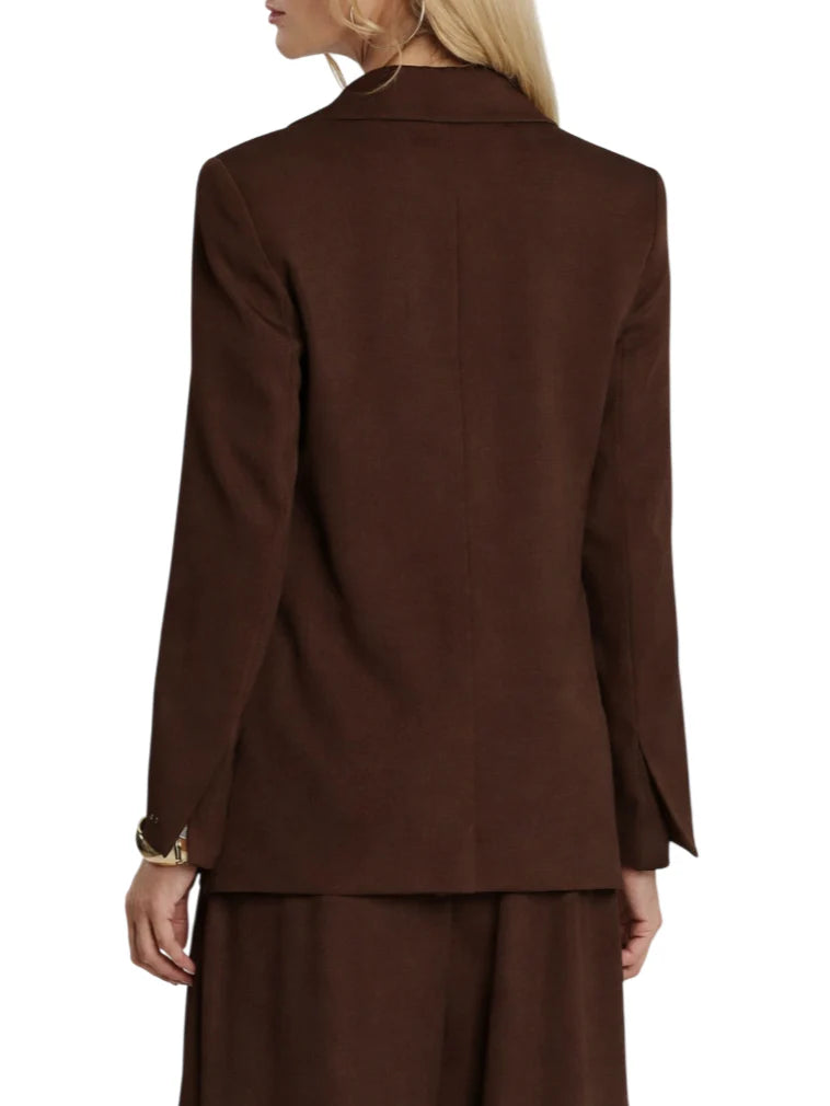 Relish giacca blazer Lasty monopetto marrone moro